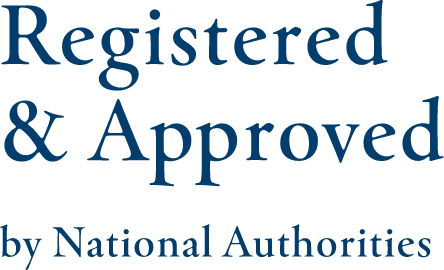Registered & Approved by National Authorities